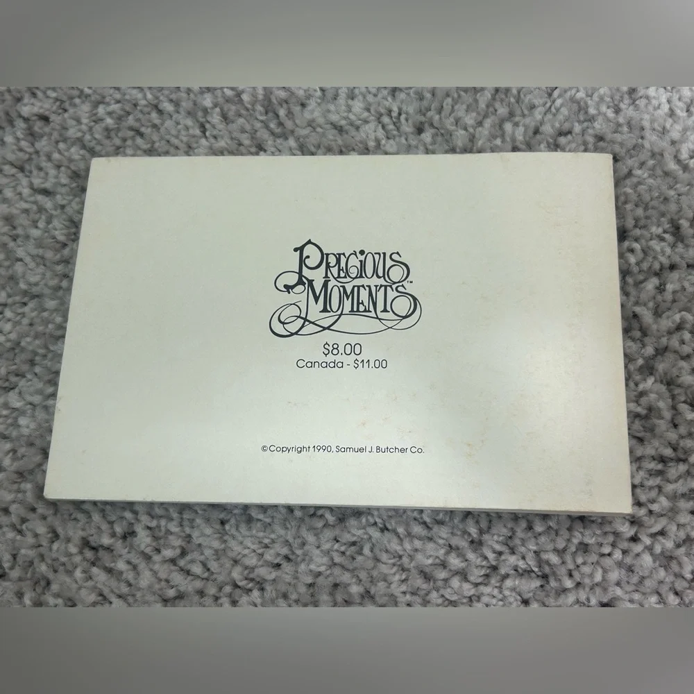 RARE VINTAGE 90s PRECIOUS MOMENTS Post Card Book
